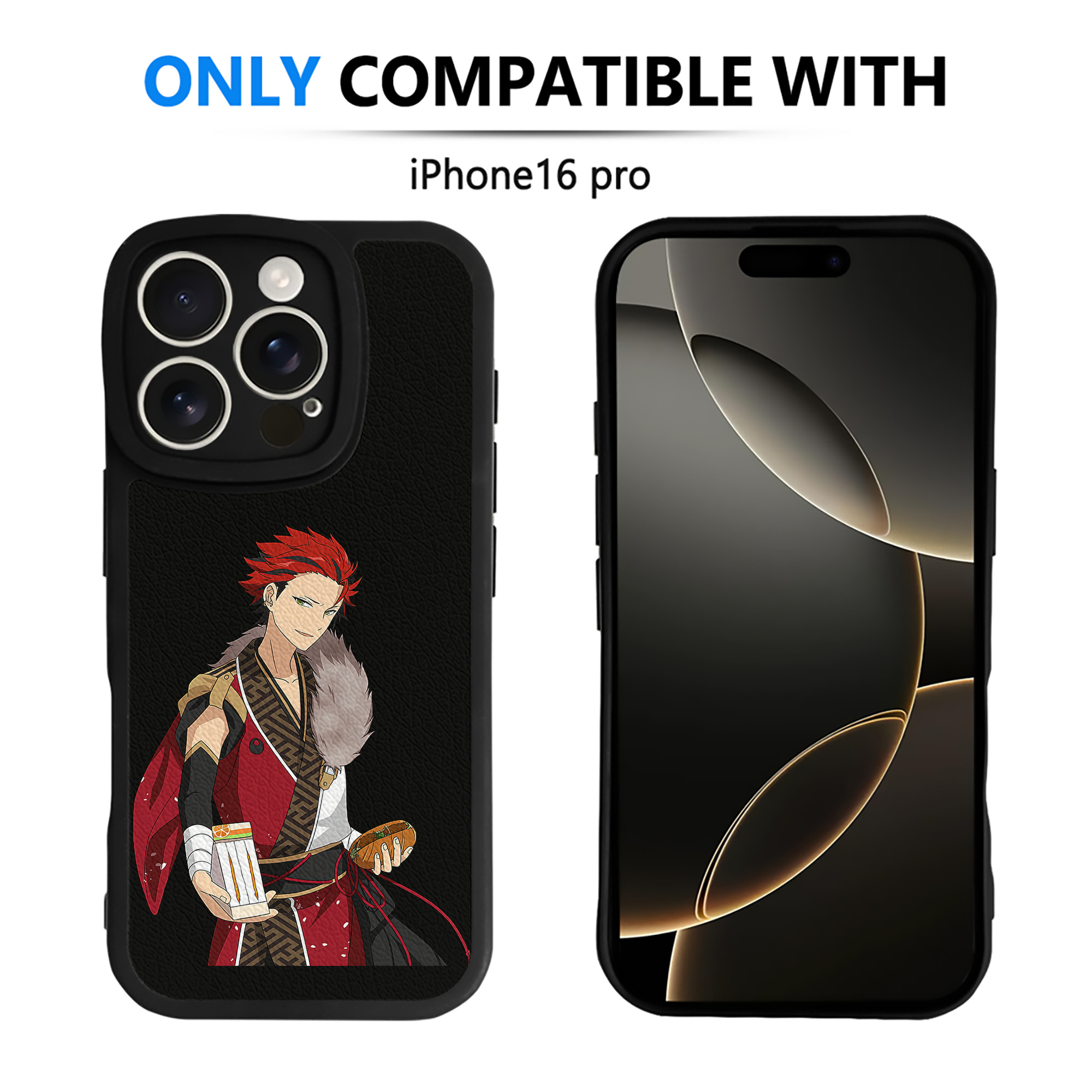 （画像用） あんさんぶるスターズ! Ensemble Stars 【iPhone 16シリーズ対応】シリコンスマホケース（レザー調） 材質：シリコン